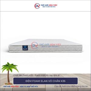 Đệm foam Elan K35 vỏ chần